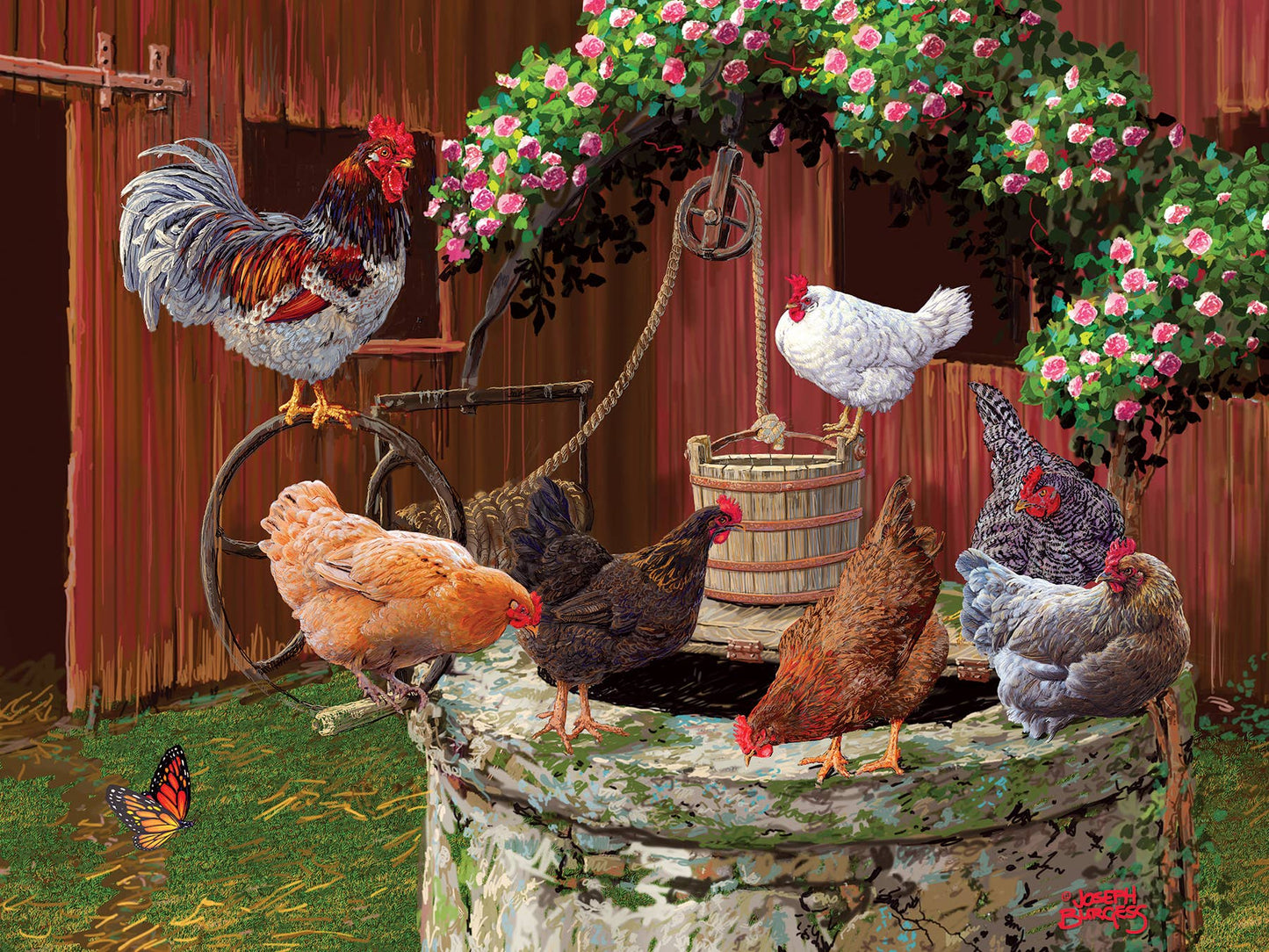 The Chickens are Well 275pc puzzle