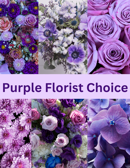 Purple Florist Choice Arrangement