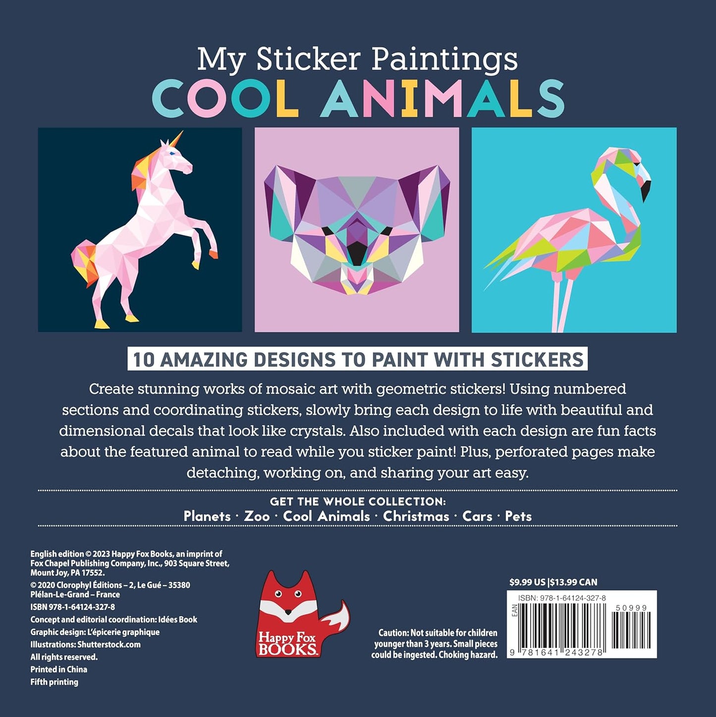 My Sticker Paintings - Cool Animals