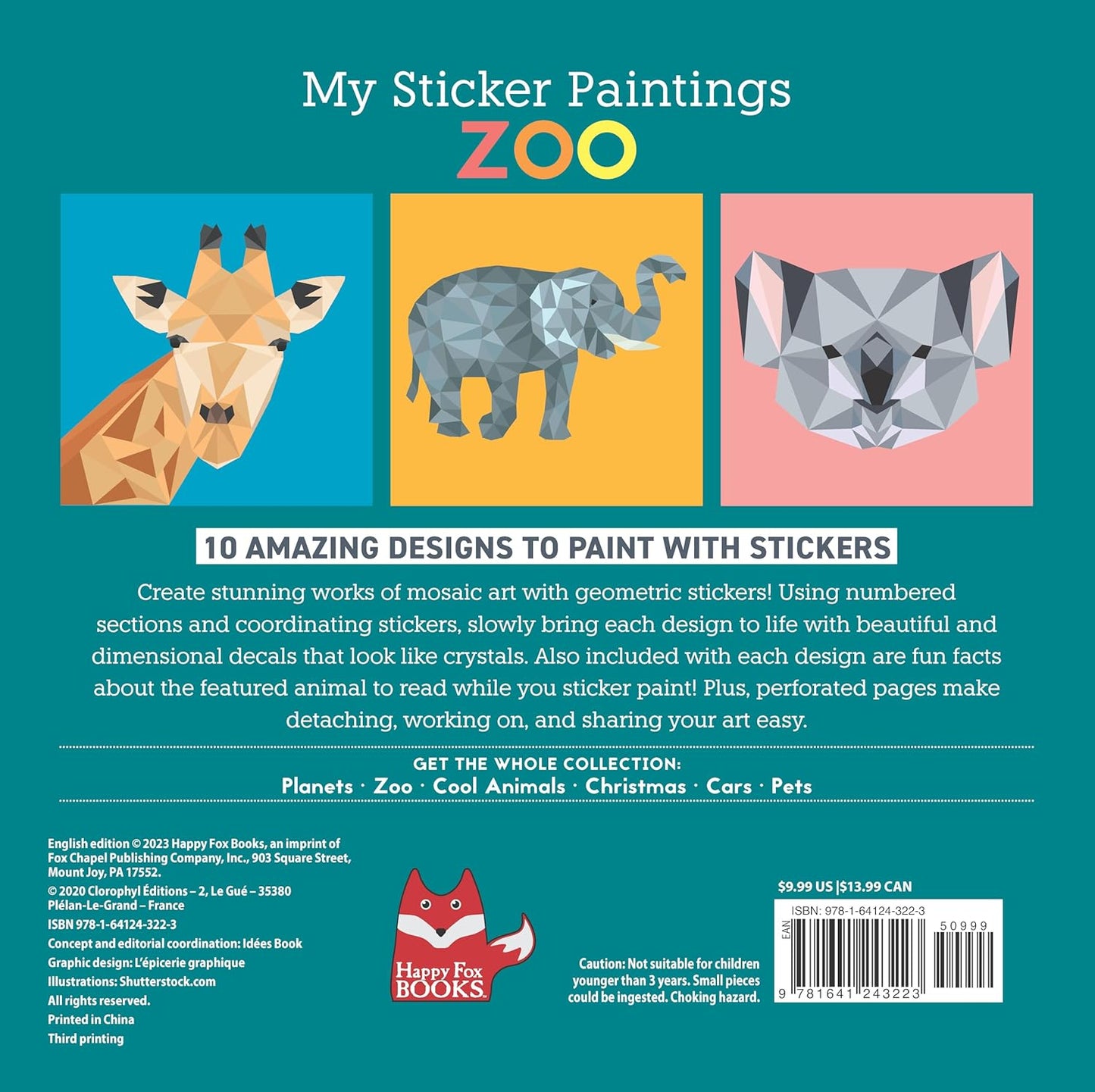 My Sticker Paintings - Zoo